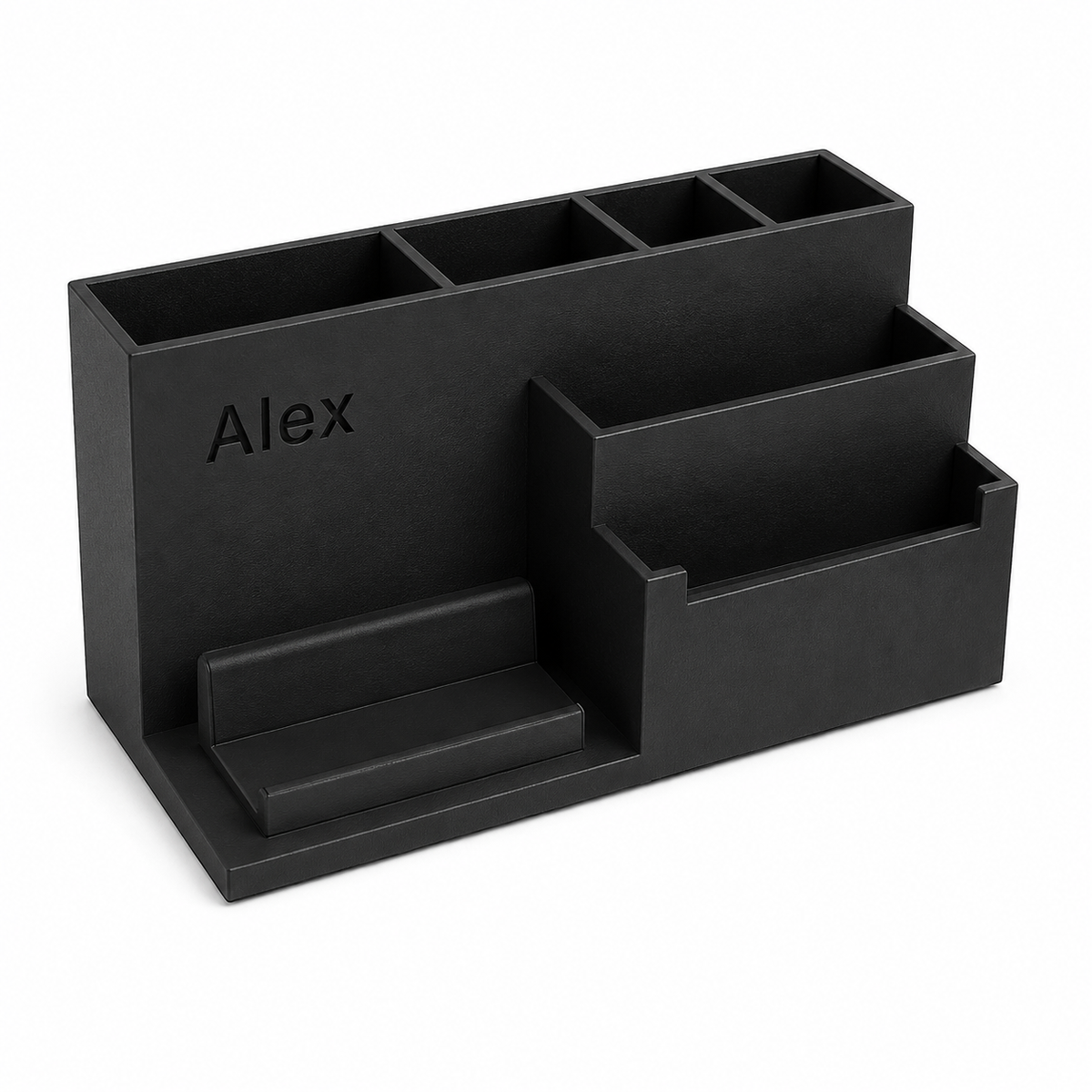 Personalized Desk Organizer with Phone Stand