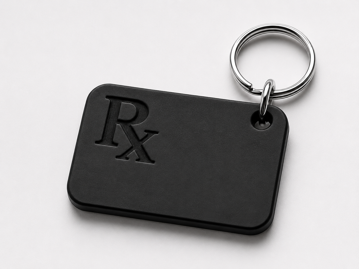 Personalized Doctor Keychain - Rx Design