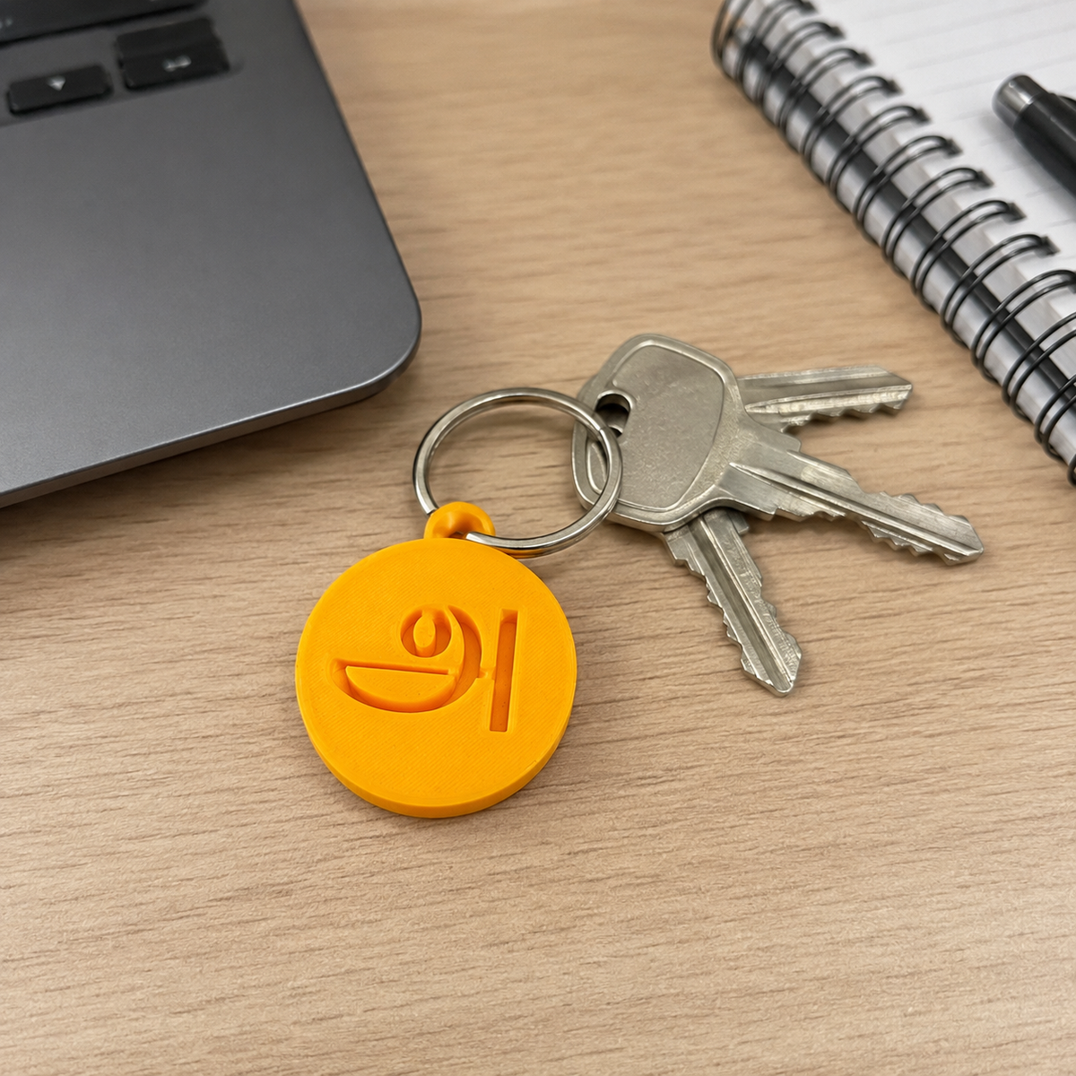 Tamil Letter Keychain - அ (A)